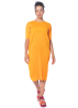 PLEATS PLEASE ISSEY MIYAKE, convenient dress MAY in orange