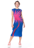 PLEATS PLEASE ISSEY MIYAKE, extraordinary dress ICE DESERT