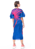 PLEATS PLEASE ISSEY MIYAKE, kimono-style dress ICE DESERT