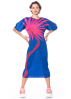 PLEATS PLEASE ISSEY MIYAKE, kimono-style dress ICE DESERT