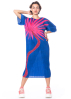 PLEATS PLEASE ISSEY MIYAKE, kimono-style dress ICE DESERT