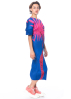 PLEATS PLEASE ISSEY MIYAKE, kimono-style dress ICE DESERT