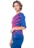 PLEATS PLEASE ISSEY MIYAKE, Shirt mit halblangem Arm ICE DESERT