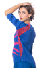 PLEATS PLEASE ISSEY MIYAKE, Shirt mit halblangem Arm ICE DESERT
