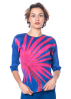 PLEATS PLEASE ISSEY MIYAKE, Shirt mit halblangem Arm ICE DESERT