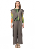 PLEATS PLEASE ISSEY MIYAKE, waist coat MARCH in khaki