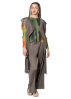 PLEATS PLEASE ISSEY MIYAKE, waist coat MARCH in khaki