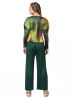 PLEATS PLEASE ISSEY MIYAKE, verkürzte Hose MARCH in Dark Green