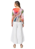 PLEATS PLEASE ISSEY MIYAKE, ausgestellte Hose THICKER BOTTOMS 2 in Ice White