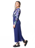 PLEATS PLEASE ISSEY MIYAKE, Trägerrock THICKER BOTTOMS 2 in Blue Purple