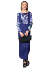 PLEATS PLEASE ISSEY MIYAKE, Trägerrock THICKER BOTTOMS 2 in Blue Purple