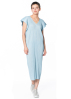PLEATS PLEASE ISSEY MIYAKE, Midi-Kleid MARCH pale blue