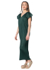 PLEATS PLEASE ISSEY MIYAKE, midi dress MARCH in dark green