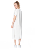 PLEATS PLEASE ISSEY MIYAKE, lässiges Kleid A-POC FORM Off White