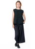 PLEATS PLEASE ISSEY MIYAKE, sleeveless top BOUNCE KNIT charcoal