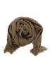 annette görtz, knitted wool scarf PUCK with fringes