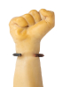 Parts of Four, minimalistischer Messingarmreif
