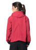 KIMONORAIN, short rain jacket with hood in color lipstick