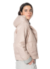 KIMONORAIN, padded rain jacket with recycled polyester rose