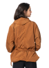 KIMONORAIN, reversible rain jacket with hood in terracotta