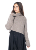 studiob3, cropped chunky knit sweater SAMSA with raised seams