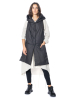 studiob3, padded vest SKIA with longer front and hood