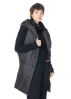 studiob3, padded vest SKIA with longer front and hood