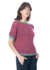 Atelier Basile, short-sleeved sweater TOPPY Currant