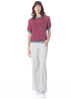 Atelier Basile, short-sleeved sweater TOPPY Currant