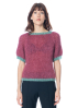 Atelier Basile, short-sleeved sweater TOPPY Currant