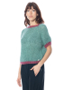 Atelier Basile, short-sleeved sweater TOPPY Meadow Green