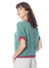 Atelier Basile, short-sleeved sweater TOPPY Meadow Green