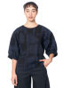 annette görtz, boxy cotton top UMA in abstract print design