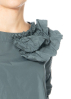 HINDAHL & SKUDELNY, ruffled long-sleeved shirt 224B11
