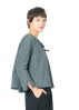 HINDAHL & SKUDELNY, ruffled long-sleeved shirt 224B11