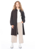 annette görtz, long and elegant organic wool coat Vivie 