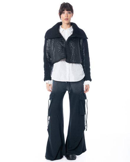 LA HAINE INSIDE US, Jacket made of eco-leather W5219 - NOBANANAS - Image 1