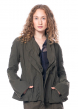 RUNDHOLZ DIP, figure-hugging jacket in cotton stretch with voluminous cuffs 2232391105