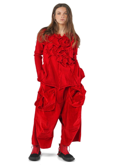 RUNDHOLZ  BLACK  LABEL, trousers with eye-catching pockets 2253230105