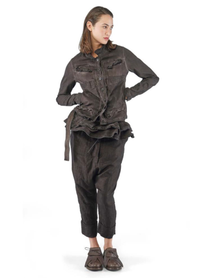 RUNDHOLZ, vielseitiger Jeans-Gürtel mit Rüschen 2251035309