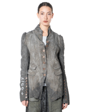 RUNDHOLZ DIP, taillierte Jacke im Nadelstreifen-Look 1262111101 - NOBANANAS - Bild 3