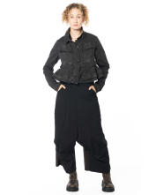 RUNDHOLZ, Trousers made of wool stretch in material mix 2251110106 - NOBANANAS - Image 2