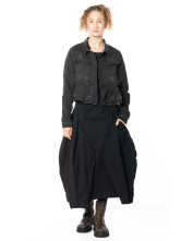 RUNDHOLZ, Midi Skirt made of Wool Stretch 2251110307 - NOBANANAS - Image 2