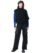 LA HAINE INSIDE US, Trousers made of stretch fleece W5251 - NOBANANAS - Image 5