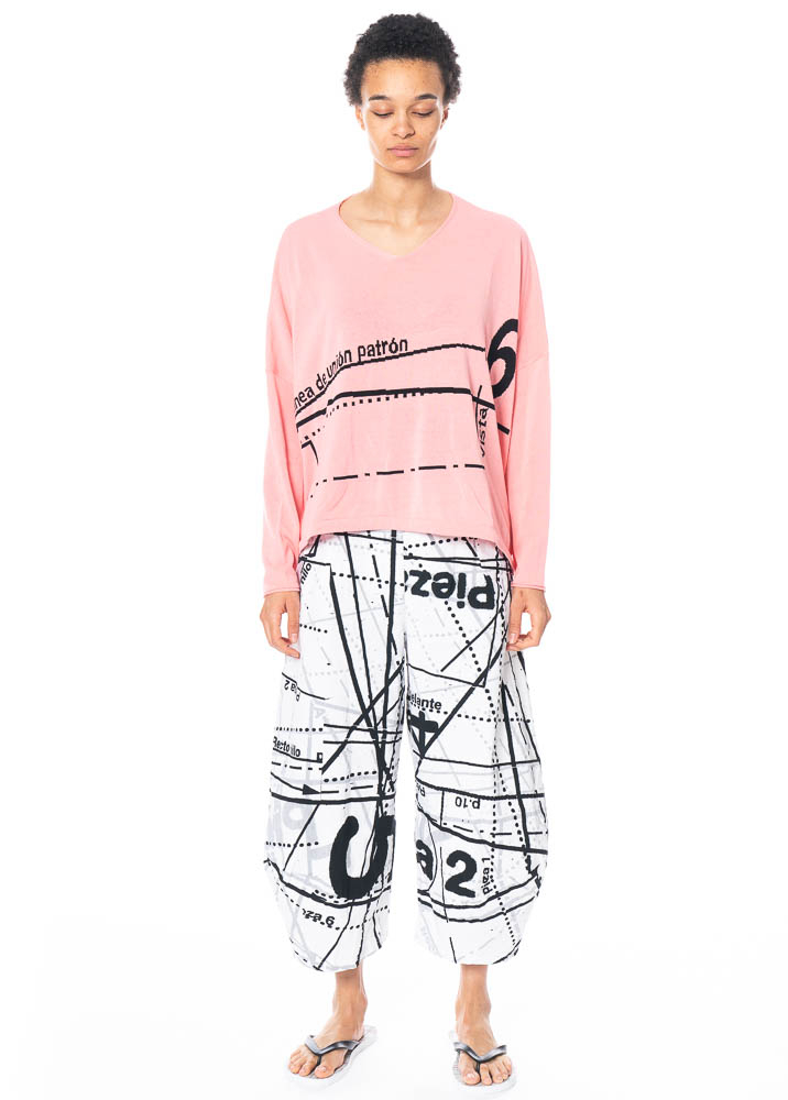 mercerized cotton sweater