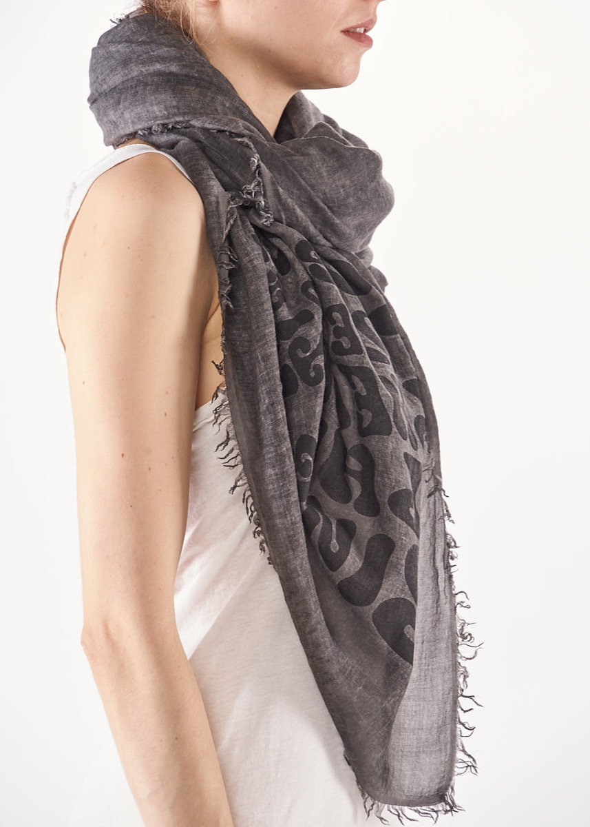 RUNDHOLZ  BLACK  LABEL, huge square scarf 2223361401