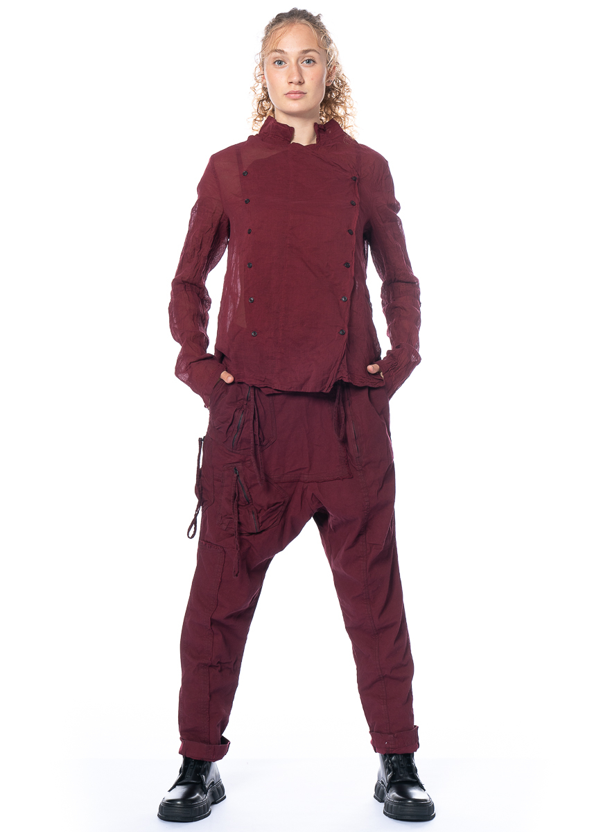 RUNDHOLZ DIP, Comfortable Cotton Pants with Patches in ...