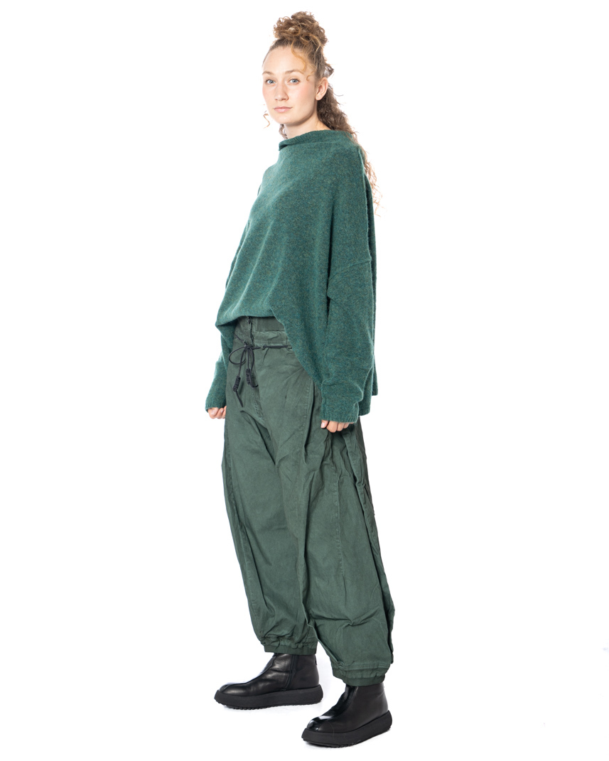 RUNDHOLZ DIP, Voluminous Pants with side Pleats| NOBANANAS