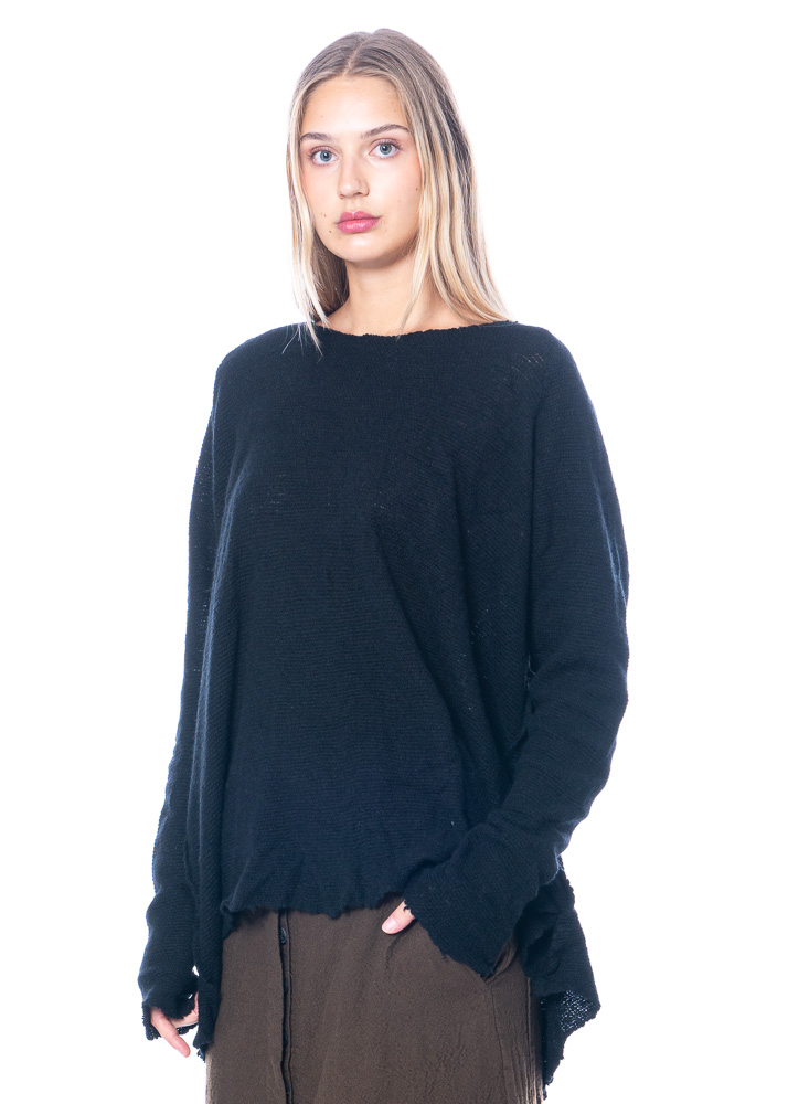 RUNDHOLZ DIP, simple, casual knit sweater made of raccoon hair wool blend  2232680701