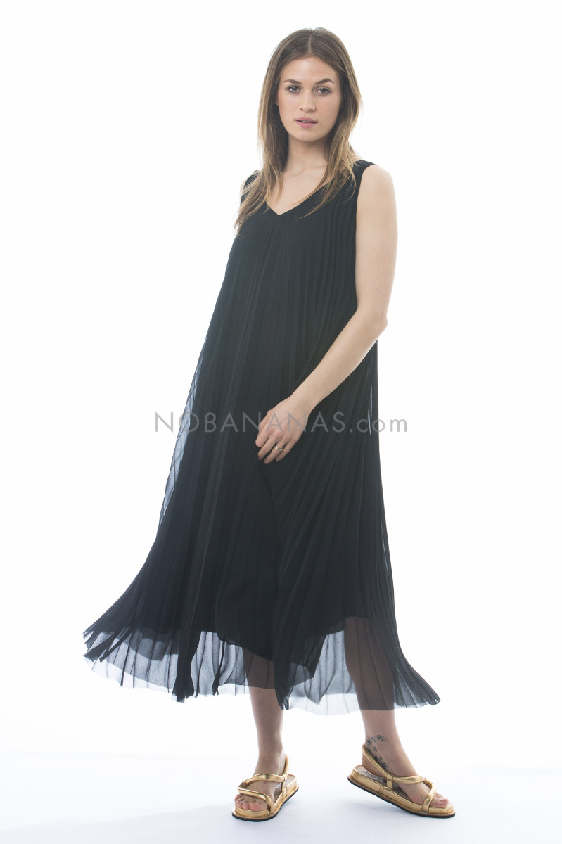 pleated summer dress